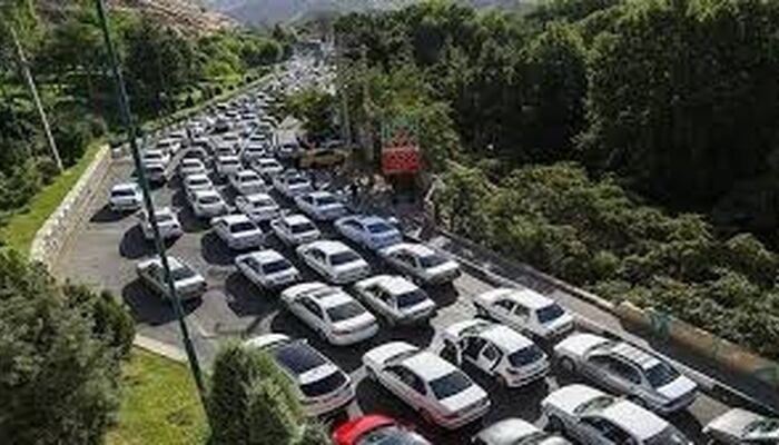  ترافیک سنگین در مسیر شمال به جنوب محورهای چالوس و هراز