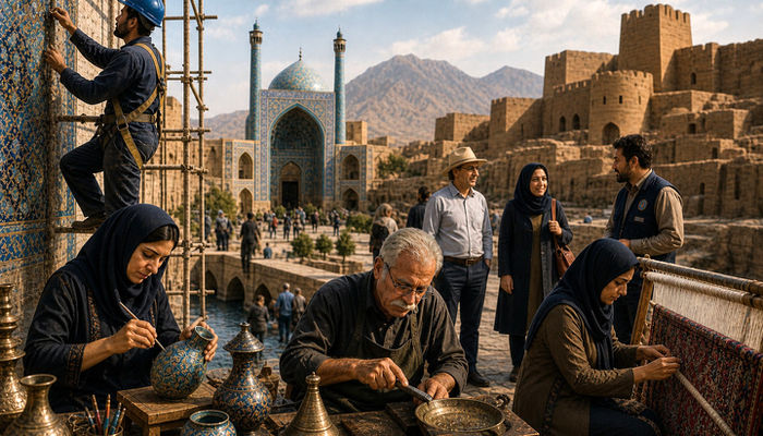 روایتی از دست‌هایی که میراث‌فرهنگی، گردشگری و صنایع‌دستی ایران را زنده نگه داشته‌اند