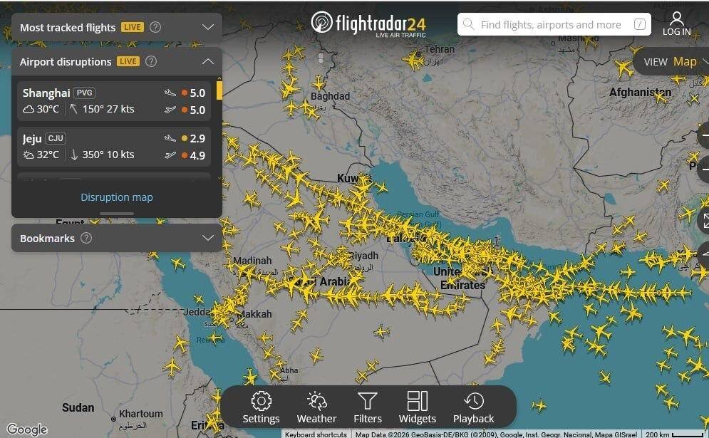 ببینید | وضعیت آسمان ایران در صبح 21 تیر 1405