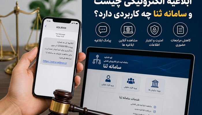 ابلاغیه الکترونیکی چیست و سامانه ثنا چه کاربردی دارد؟