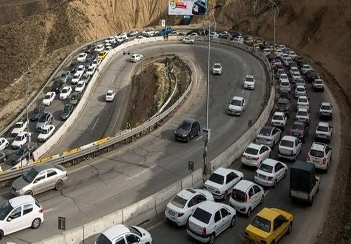 ترافیک سنگین در هراز و چالوس