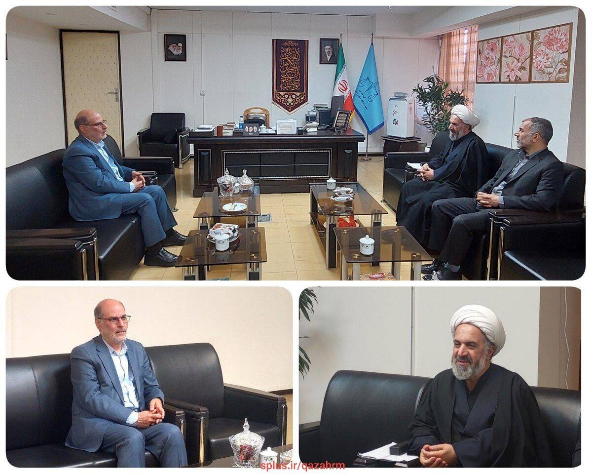 دیدار رئیس کل دادگستری استان زنجان با معاون منابع انسانی و امور فرهنگی قوه قضاییه