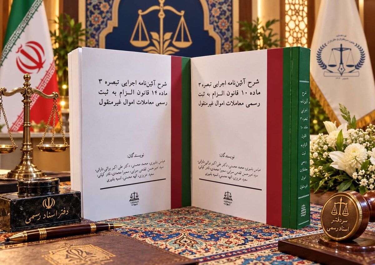 دو کتاب تخصصی درباره «قانون الزام به ثبت رسمی معاملات اموال غیرمنقول» منتشر شد