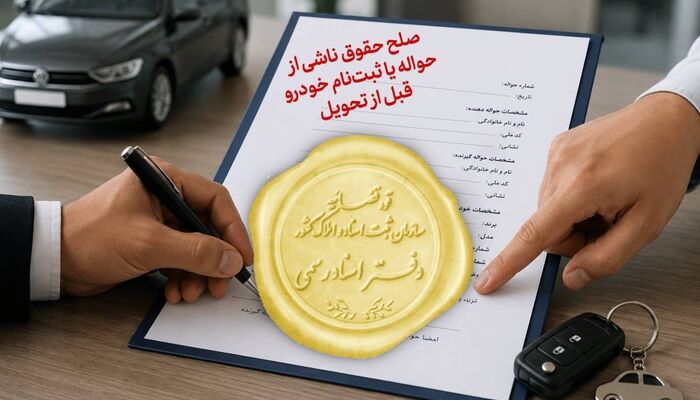  پیشنهاد تدوین سند رسمی حواله خودرو پیش از تحویل