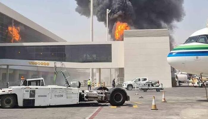 فرودگاه ریاض باز هم هدف قرار گرفت
