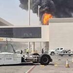 فرودگاه ریاض باز هم هدف قرار گرفت