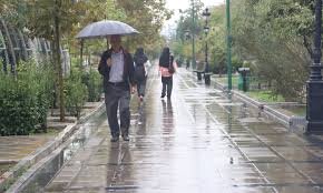 باران و کاهش دما در تهران